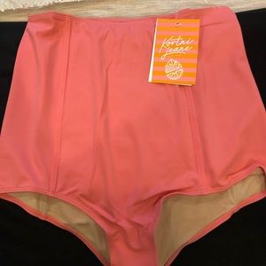 Kortni Jeane High Waisted Swim Bottoms